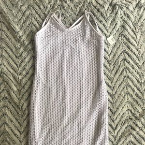 White summer bodycon dress